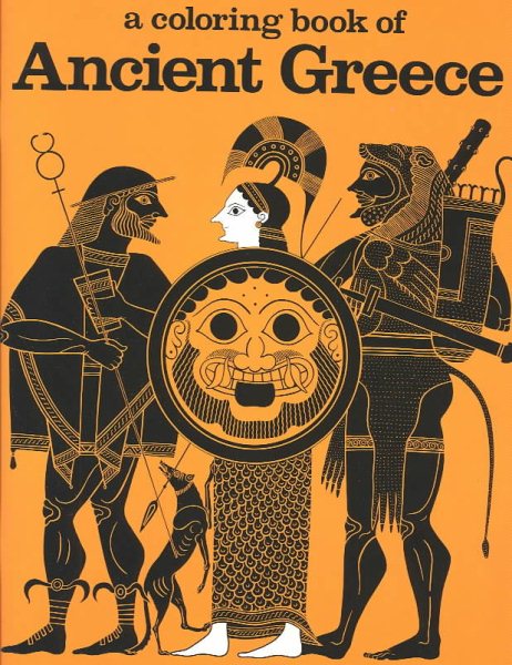 A Coloring Book of Ancient Greece cover