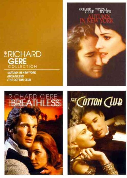 Richard Gere Triple Feature (Autumn in New York / Breathless / The Cotton Club)
