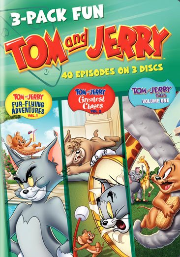 Tom and Jerry Fun Pack (3pk/DVD) cover