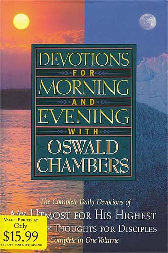 Devotions for Morning and Evening with Oswald Chambers cover