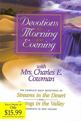 Devotions for Morning and Evening with Mrs. Charles E. Cowman cover