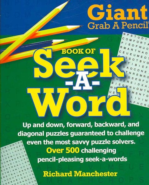 Giant Grab A Pencil Book of Seek-A-Word cover