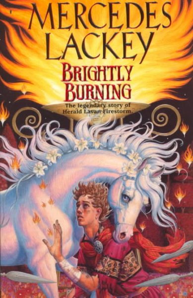 Brightly Burning (Daw Books Collectors, No. 1150) (Valdemar) cover