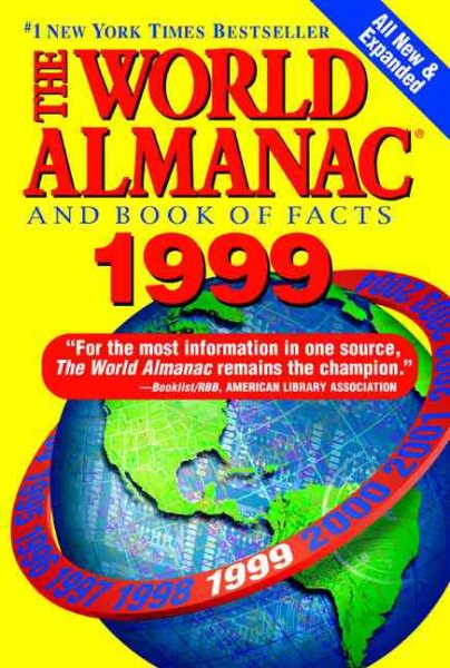 The World Almanac and Book of Facts 1999 cover
