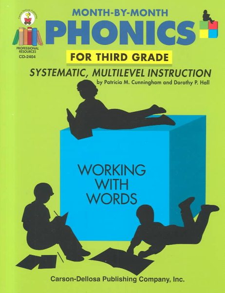 Month-by-Month Phonics for Third Grade: Systematic, Multilevel Instruction for Third Grade cover