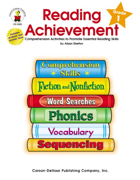 Reading Achievement, Grade 1: Comprehension Activities to Promote Essential Reading Skills cover