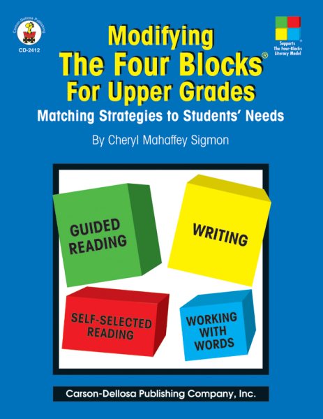 Modifying the Four Blocks for Upper Grades:  Matching Strategies to Students' Needs cover