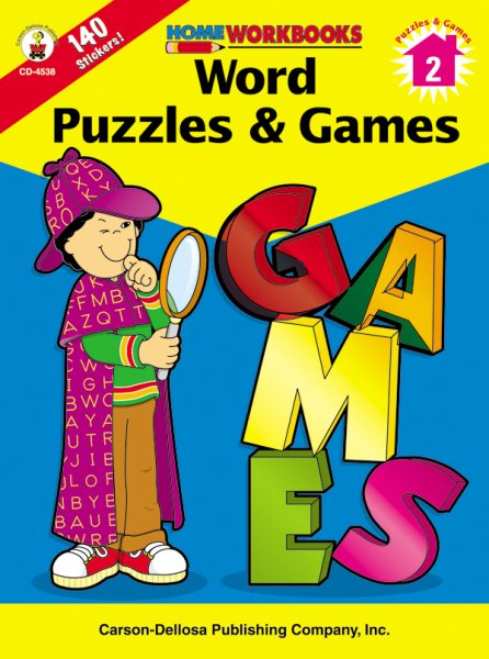 Word Puzzles & Games, Grade 2 (Home Workbooks)