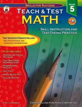 Teach & Test Math, Grade 5 (Skills for Success) cover