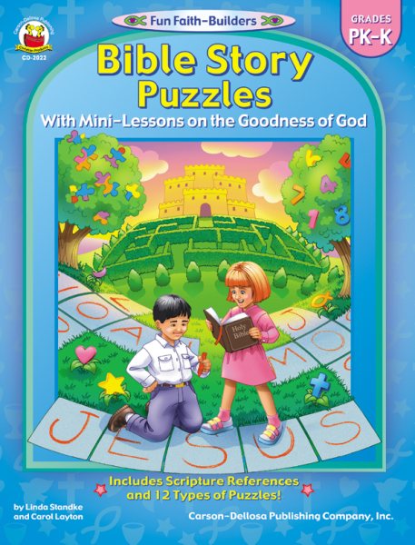 Bible Story Puzzles, Grades PK - K (Fun Faith-Builders) cover