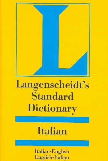 Langenscheidt's Standard Italian Dictionary cover