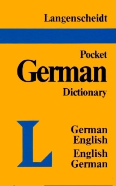 Langenscheidt's Pocket German Dictionary (German and German Edition) cover