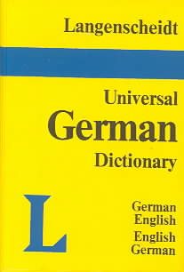 Langenscheidt's Universal German Dictionary: German English English German cover