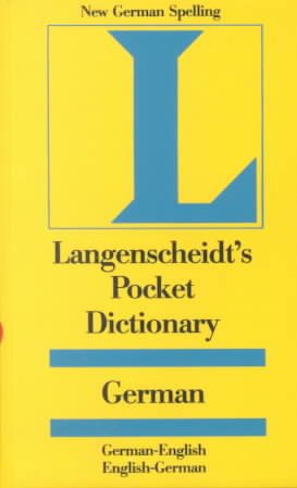 Pocket German Dictionary cover