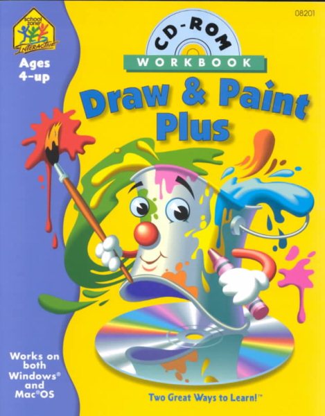 Draw & Paint Plus Interactive Workbook with CDROM cover
