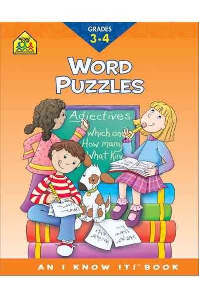 Word Puzzles, Grades 3-4 cover