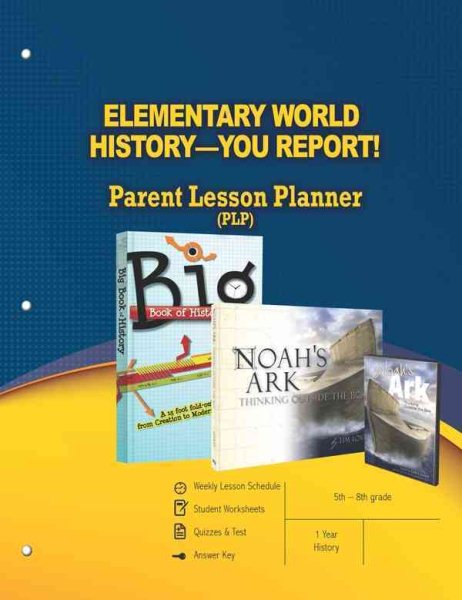 Elementary World History-You Report! Parent Lesson Planner cover