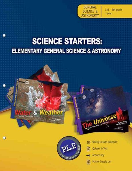 Science Starters: Elementary General Science & Astronomy Parent Lesson Planner cover