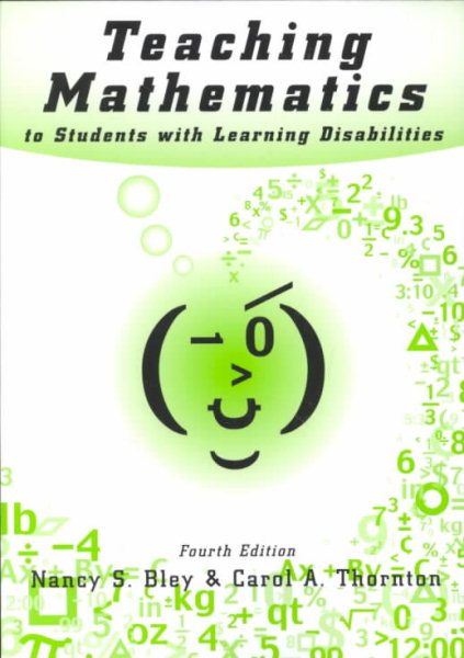 Teaching Mathematics to Students With Learning Disabilities cover