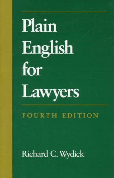 Plain English for Lawyers