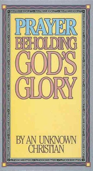 Prayer: Beholding God's Glory cover