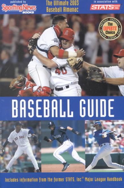 The Sporting News Baseball Guide, 2003 Edition : The Ultimate 2003 Season Reference cover