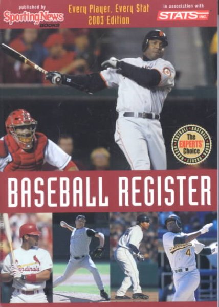 Baseball Register, 2003 Edition : Every Player, Every Stat! cover