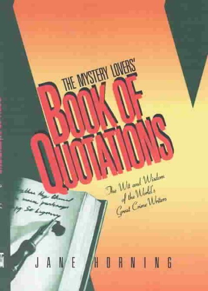 The Mystery Lovers' Book of Quotations cover