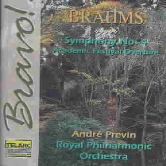 Brahms: Symphony No. 4, Academic Festival Overture cover