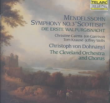 Mendlessohn: Symphony 3 cover