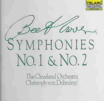Beethoven: Symphonies No. 1 & No. 2 cover