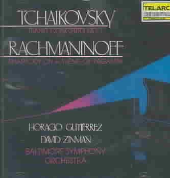 Tchaikovsky: Piano Concerto No. 1 / Rachmaninoff: Rhapsody on a Theme of Paganini cover