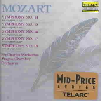 Mozart: Symphonies, Nos. 14-18 cover