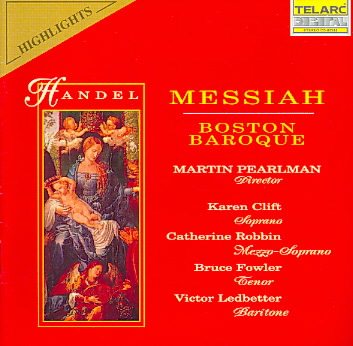 Handel: Messiah (On Period Instruments) (Highlights) cover