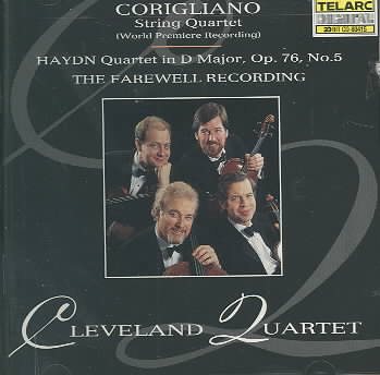 Cleveland Quartet: The Farewell Recording cover