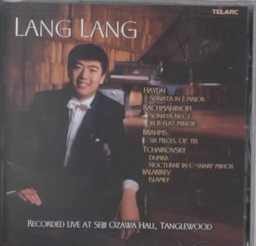 Lang Lang: Live at Seiji Ozawa Hall, Tanglewood cover