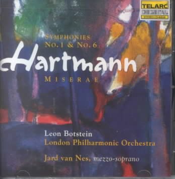 Hartmann: Symphonies No. 1 & No. 6; Miserae