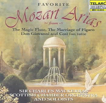 Favorite Mozart Arias : The Magic Flute, etc. / Mackerras, Scottish C.O. cover