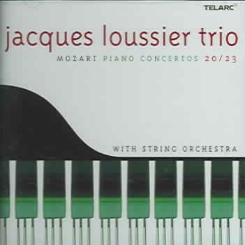Jacques Loussier Trio: Mozart Piano Concertos 20/23 cover