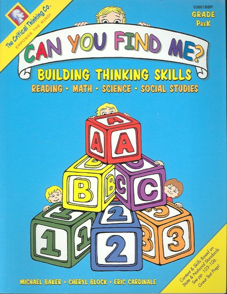 Can You Find Me?: Building Thinking Skills in Reading, Math, Science, and Social Studies cover