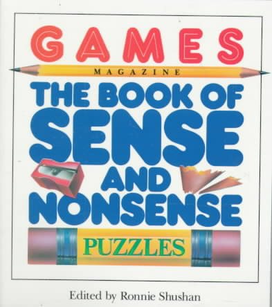 Games Magazine The Book of Sense and Nonsense Puzzles cover