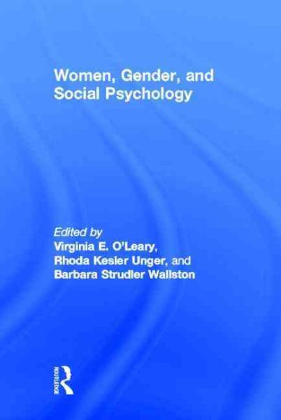 Women, Gender, and Social Psychology cover