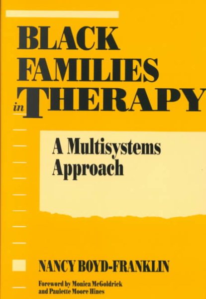 Black Families in Therapy: A Multisystems Approach cover