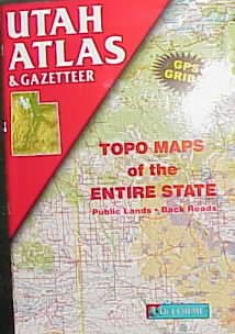 DeLorme Utah State Laminated Atlas & Gazetteer cover