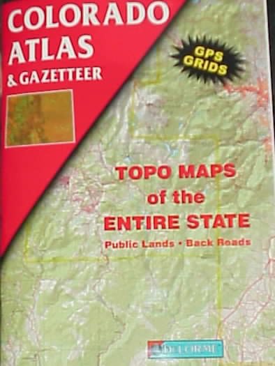 Colorado Atlas & Gazetteer cover
