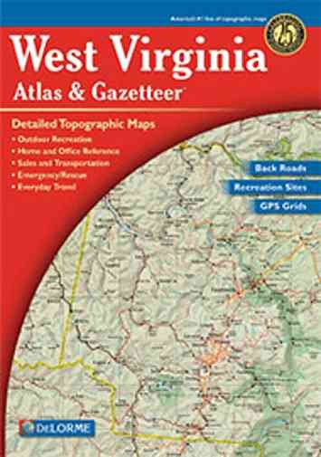 West Virginia Atlas & Gazetteer (Delorme Atlas & Gazetteer) cover
