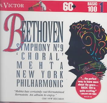 Beethoven: Symphony No. 9, 'Choral' (RCA Victor Basic 100, Vol. 1) cover