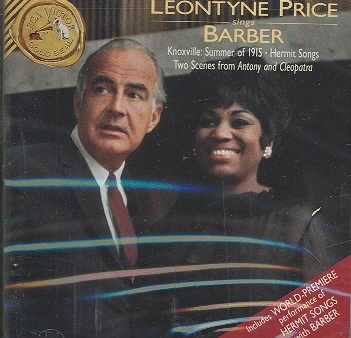 Leontyne Price Sings Barber cover