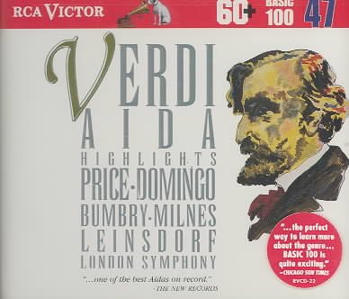 Verdi: Aida - Highlights (RCA Victor Basic 100, Vol. 47) cover