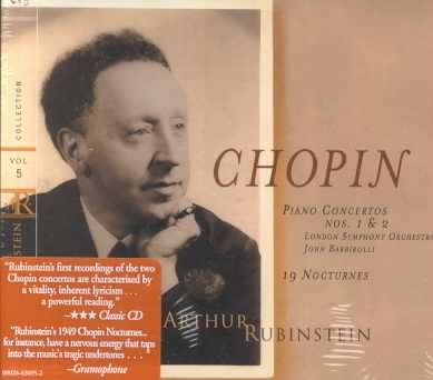 Rubinstein Collection, Vol. 5: Chopin: Concertos Nos. 1 & 2; 19 Nocturnes cover